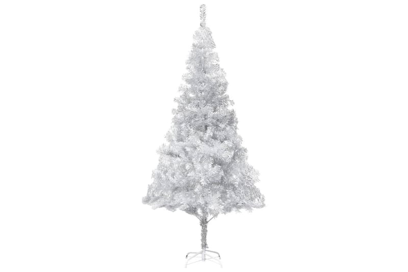 kunstigt juletræ med LED-lys og kuglesæt 240 cm PET - Plastik juletræ