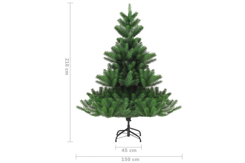 kunstigt juletræ nordmannsgran 210 cm grøn - Boligtilbehør - Julepynt & højtidsdekorationer - Juelpynt og juledekoration - Plastik juletræ