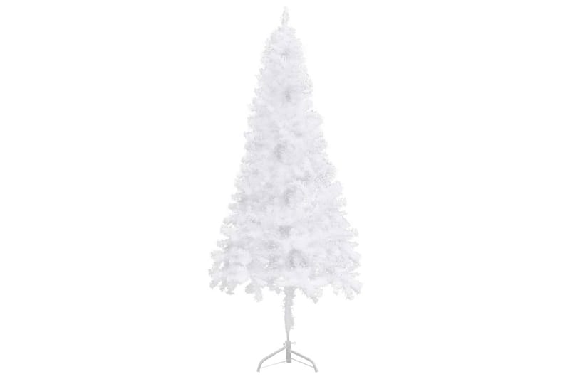 kunstigt juletræ til hjørne 240 cm PVC hvid - Hvid - Boligtilbehør - Julepynt & højtidsdekorationer - Juelpynt og juledekoration - Plastik juletræ