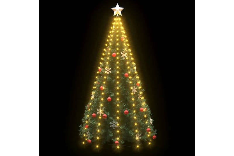Netlys Til Juletræ Med 250 Led'Er Ip44 250 cm - Plastik juletræ