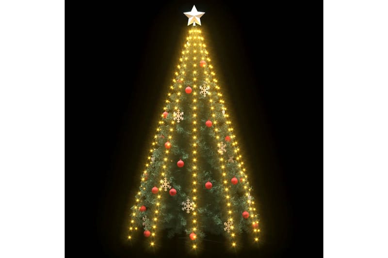 Netlys Til Juletræ Med 300 Led'Er Ip44 300 cm - Plastik juletræ