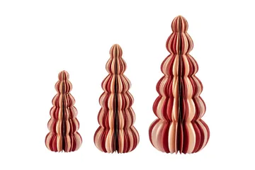 Prydnadsfigur Beliani Dhaulagiri Beige||Dark red - Boligtilbehør - Julepynt & højtidsdekorationer - Juelpynt og juledekoration