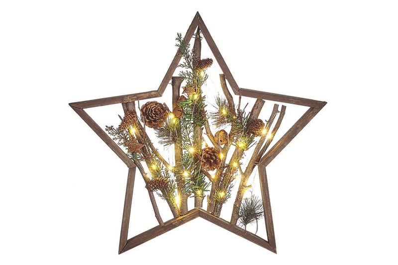 Prydnadsfigur Beliani Dokka Dark colored wood, undefined