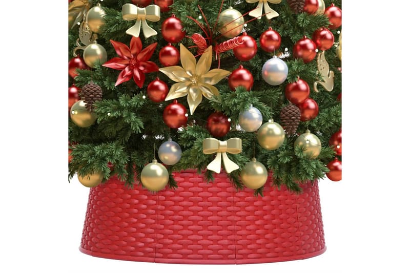 skjuler til juletræsfod 65x19,5 cm rød - Rød - Juelpynt og juledekoration - Juletræspynt & julekugler