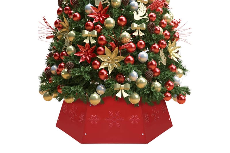 skjuler til juletræsfod 68x25 cm rød - Rød - Juletræspynt & julekugler - Juelpynt og juledekoration