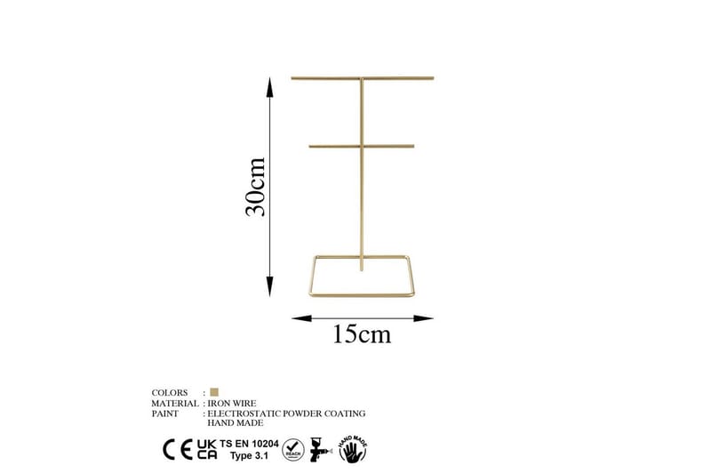 Kovra Figurer - Guld - Boligtilbehør - Dekoration