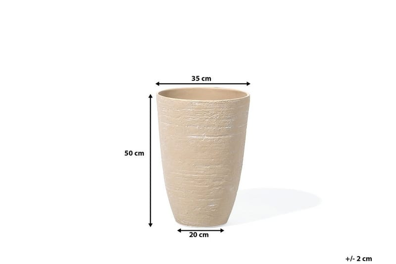 Camia Potte 35,5 cm - Beige - Boligtilbehør - Krukker