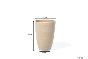 Camia Potte 35,5 cm - Beige - Boligtilbehør - Krukker