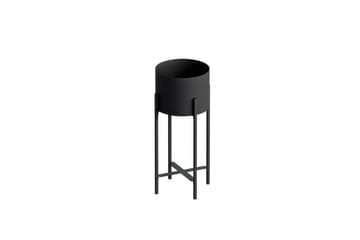 Dekorativ Potte Mirven Sort 23 x 23 x 48 cm - 23 x 23 x 48 cm - Boligtilbehør - Krukker