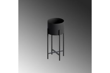 Dekorativ Potte Mirven Sort 23 x 23 x 48 cm - 23 x 23 x 48 cm - Boligtilbehør - Krukker