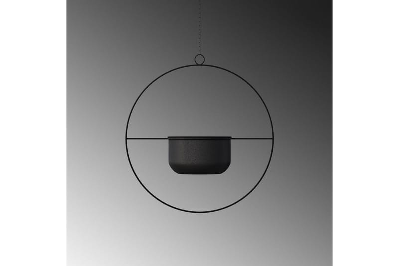 Dekorativ Potte Velmor Sort - Sort - Boligtilbehør - Krukker - Vægkrukke