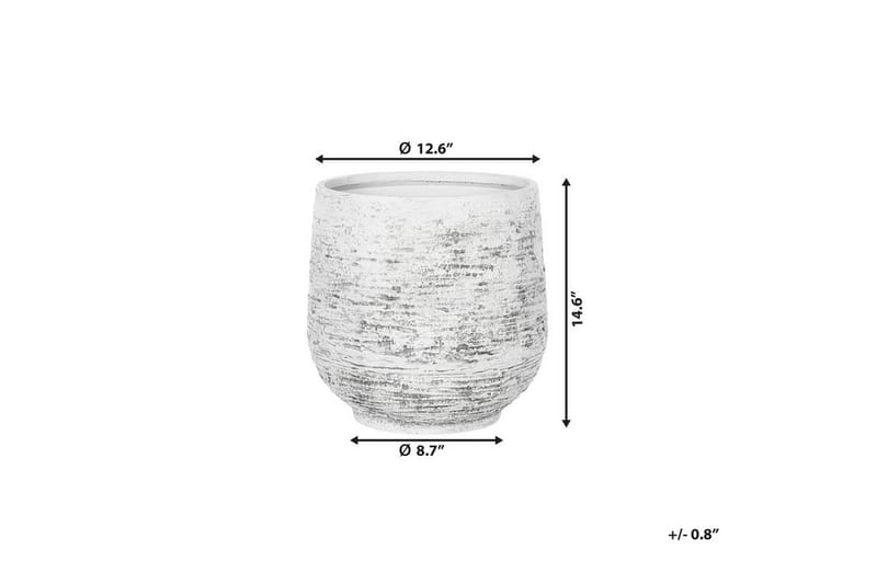 Dioni Kruka 36 cm - Grå - Have - Havearbejde & dyrkning - Dyrkning - Urtepotteskjulere & blomsterkrukker - Store blomsterkrukker