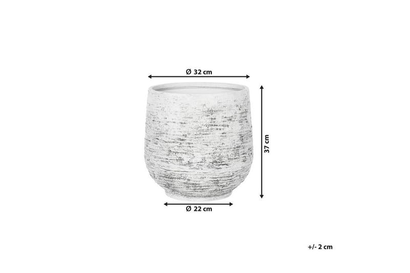 Dioni Kruka 36 cm - Grå - Have - Havearbejde & dyrkning - Dyrkning - Urtepotteskjulere & blomsterkrukker - Store blomsterkrukker