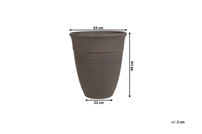 Katalima Kruka 43 cm - Brun - Boligtilbehør - Krukker