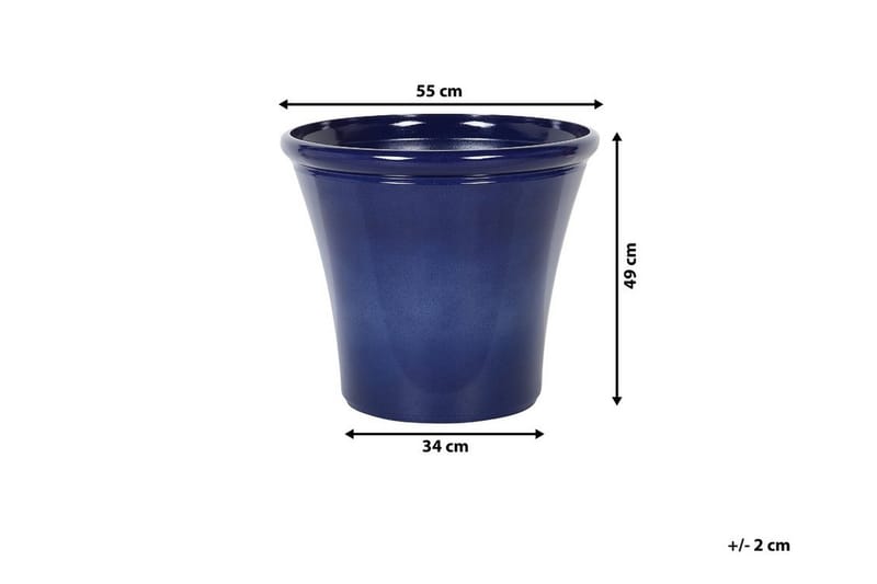 Kokkino Krukke 55 cm - Blå - Boligtilbehør - Krukker