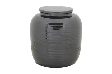 Woodend Krukke 31 cm - Keramik/Sort - Have - Havearbejde & dyrkning - Dyrkning - Urtepotteskjulere & blomsterkrukker - Store blomsterkrukker