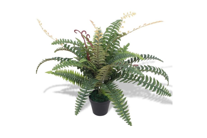 Kunstig Bregneplante Med Urtepotte 60 Cm Grøn - Flerfarvet - Balkonblomster - Kunstige planter