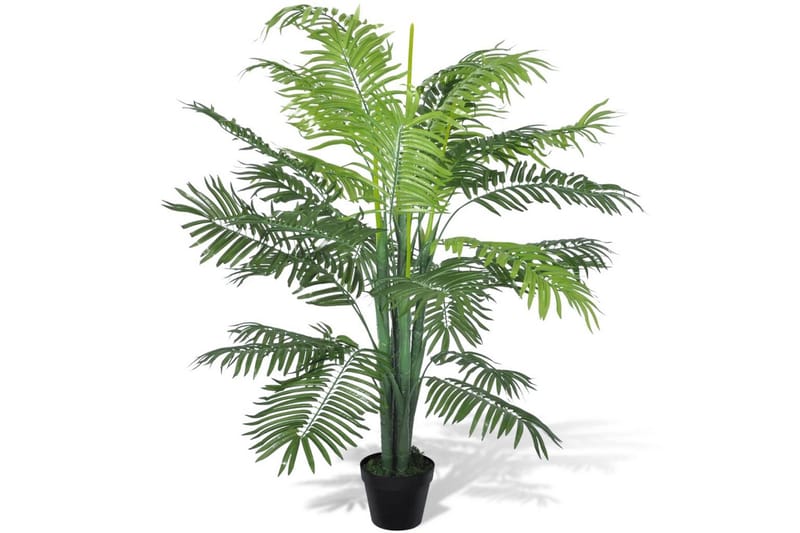 Kunstig Fønikslpalme Med Urtepotte 130 Cm - Grøn - Boligtilbehør - Kunstige planter