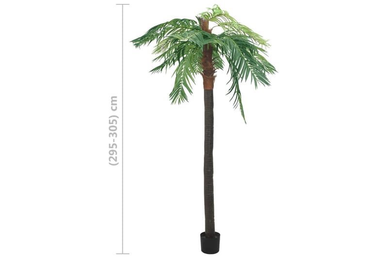 kunstig fønikspalme med potte 305 cm grøn - Grøn - Balkonblomster - Kunstige planter