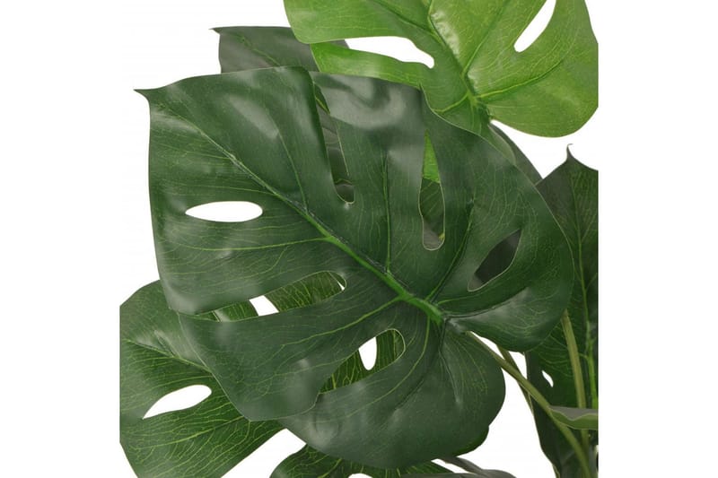 Kunstig Monstera-Plante Med Potte 45 Cm Grøn - Flerfarvet - Balkonblomster - Kunstige planter