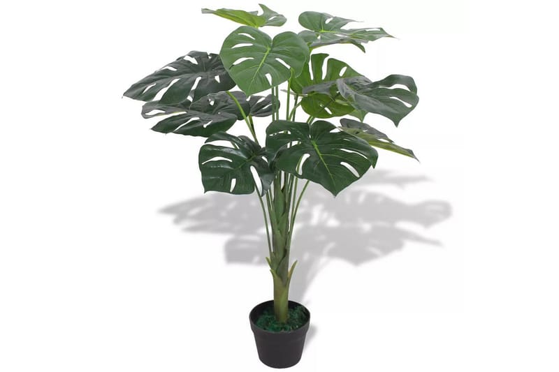 Kunstig Monstera-Plante Med Urtepotte 70 Cm Grøn - Flerfarvet - Balkonblomster - Kunstige planter