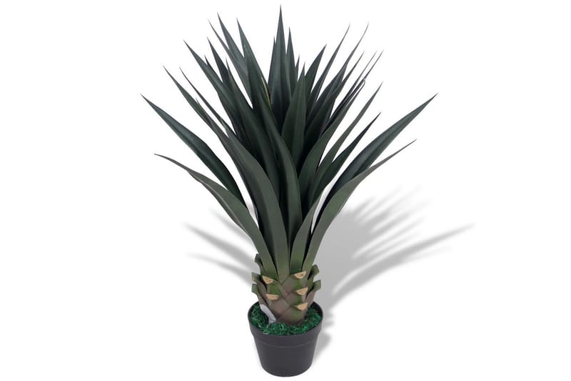 Kunstig Yuccaplante Med Urtepotte 90 Cm Grøn - Flerfarvet - Boligtilbehør - Kunstige planter