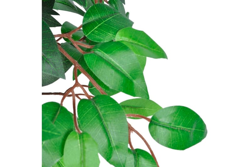 Kunstig Plante Ficus Træ Med Potte 110 Cm - Grøn - Balkonblomster - Kunstige planter