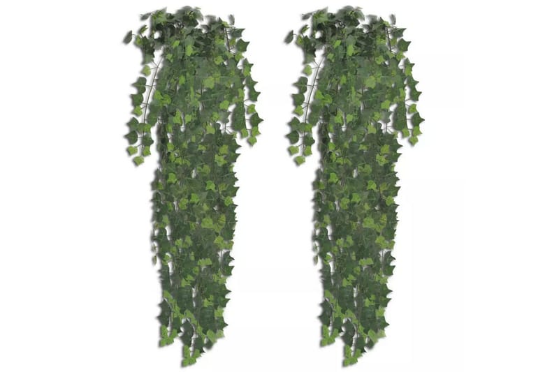 Kunstig Plante Vedbend 2 Stk. 90 Cm - Grøn - Balkonblomster - Kunstige planter