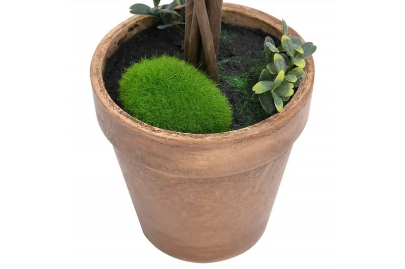 kunstige buksbom med krukker 2 stk. 33 cm kugleformet grøn - Grøn - Balkonblomster - Kunstige planter