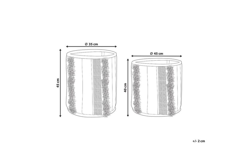 Kurv Kotkai sæt af 2 - Boligtilbehør - Dekoration