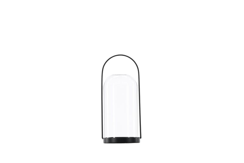 Flora Lyslygte 11x25 cm - Sort - Boligtilbehør - Lys & dufte - Lysestager & lanterner