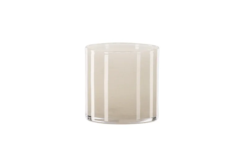 Glora Lyslygte 12x12 cm - Beige - Boligtilbehør - Lys & dufte - Lysestager & lanterner