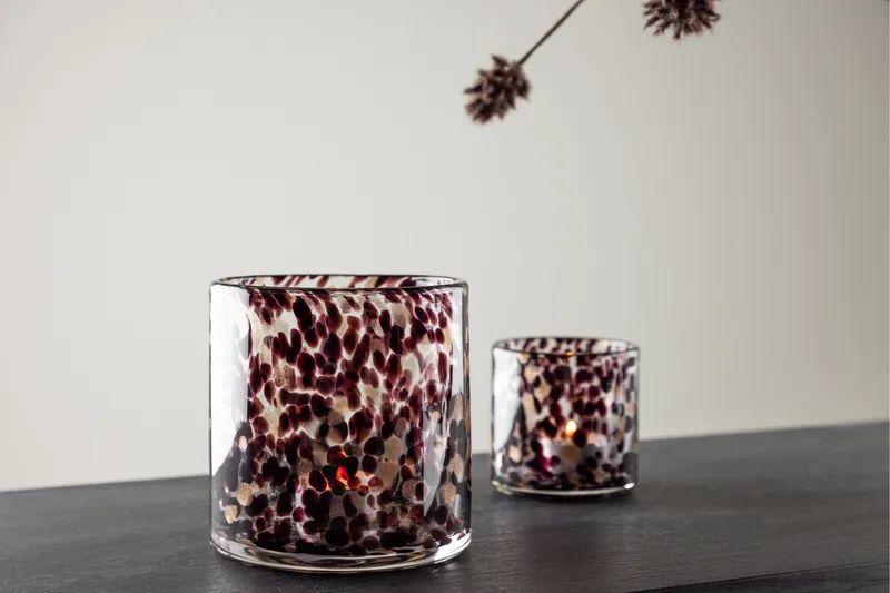 Glora Lyslygte 12x12 cm - Sort - Boligtilbehør - Lys & dufte - Lysestager & lanterner