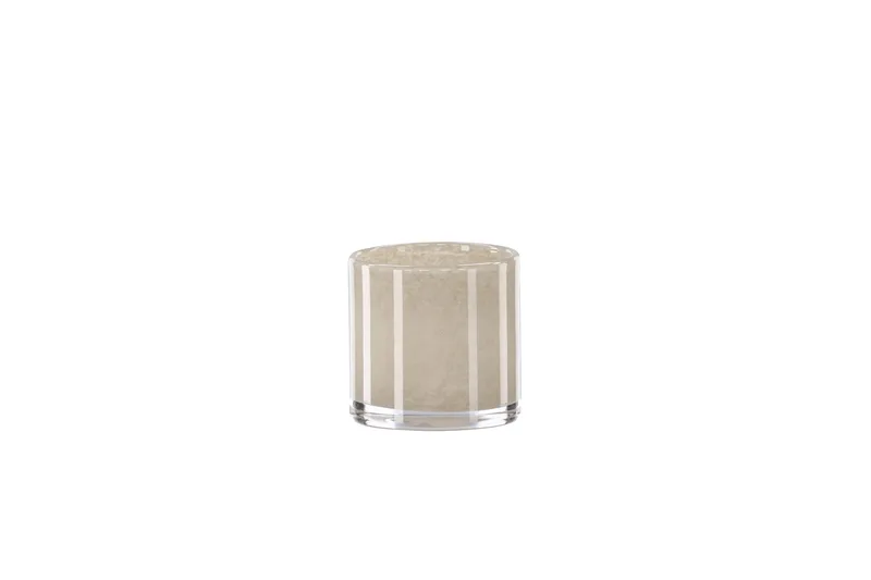 Glora Lyslygte 8x8 cm, Beige