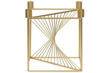 Ljusstake Beliani Mindoro GOLD - Boligtilbehør - Lys & dufte - Lysestager & lanterner