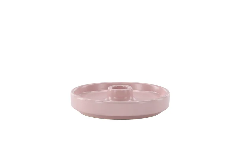 Bette Lysestage 13x4 cm - Lys rosa - Boligtilbehør - Lys & dufte - Lysestager & lanterner - Kandelaber & lysestage bord