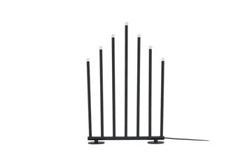 Björnfjället Ljusstake Venture Home Black - Boligtilbehør - Lys & dufte - Lysestager & lanterner - Kandelaber & lysestage bord
