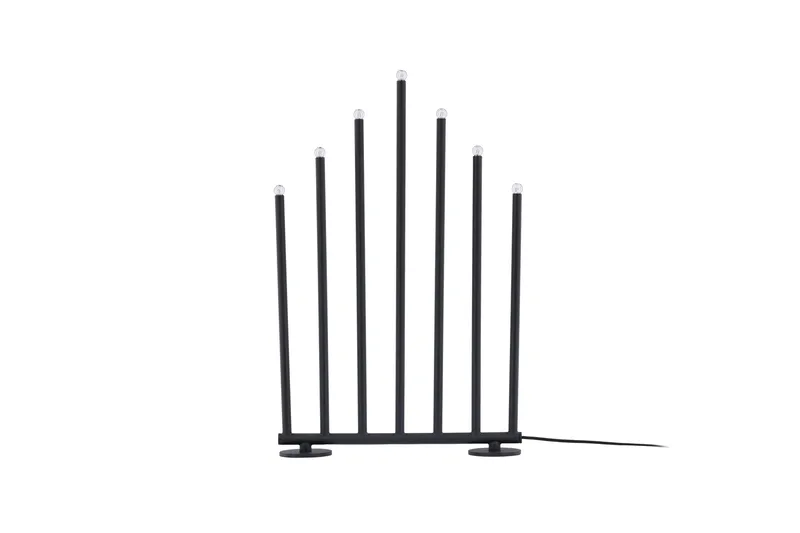 Björnfjället Ljusstake Venture Home Black - Boligtilbehør - Lys & dufte - Lysestager & lanterner - Kandelaber & lysestage bord
