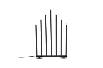 Björnfjället Ljusstake Venture Home Black - Boligtilbehør - Lys & dufte - Lysestager & lanterner - Kandelaber & lysestage bord