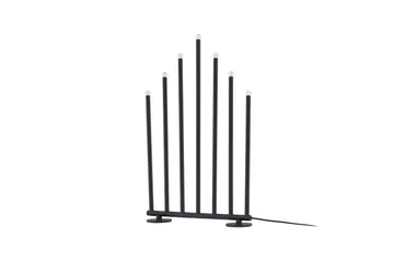 Björnfjället Ljusstake Venture Home Black - Boligtilbehør - Lys & dufte - Lysestager & lanterner - Kandelaber & lysestage bord