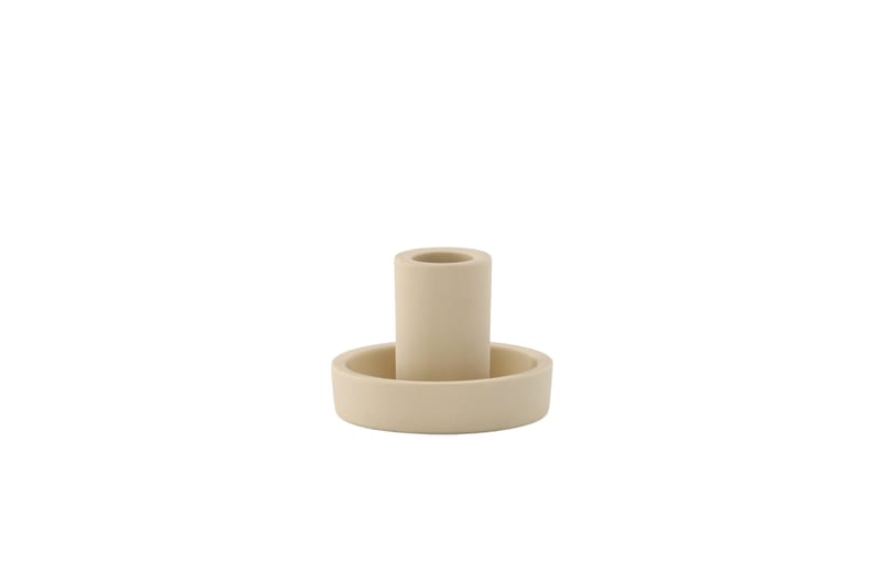 Ceco Lysestage 11x5,6 cm - Beige - Boligtilbehør - Lys & dufte - Lysestager & lanterner - Kandelaber & lysestage bord