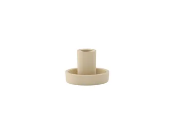 Ceco Lysestage 11x5,6 cm - Beige - Boligtilbehør - Lys & dufte - Lysestager & lanterner - Kandelaber & lysestage bord