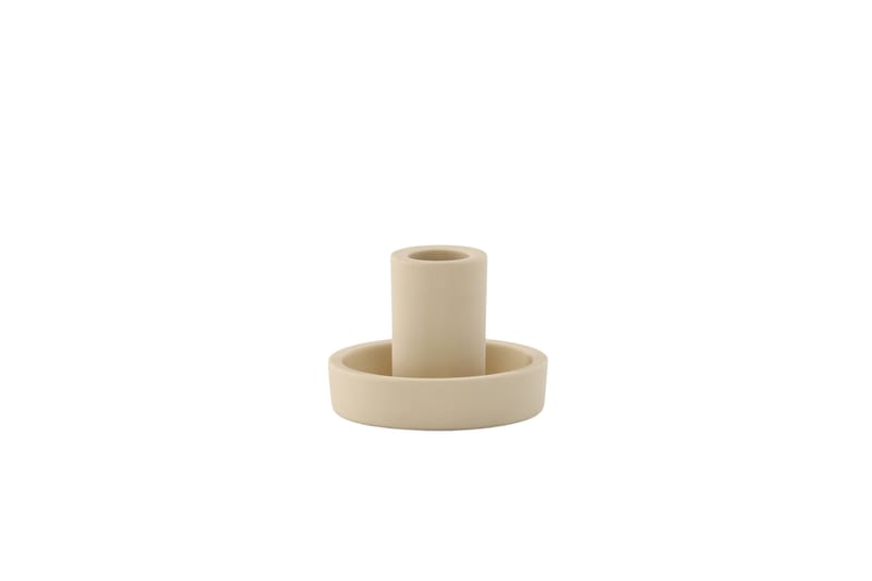 Ceco Lysestage 11x5,6 cm - Beige - Boligtilbehør - Lys & dufte - Lysestager & lanterner - Kandelaber & lysestage bord