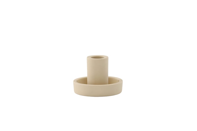 Ceco Lysestage 11x5,6 cm - Beige - Boligtilbehør - Lys & dufte - Lysestager & lanterner - Kandelaber & lysestage bord