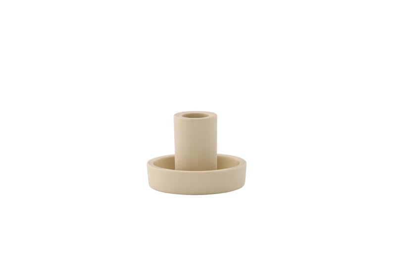 Ceco Lysestage 11x5,6 cm - Beige - Boligtilbehør - Lys & dufte - Lysestager & lanterner - Kandelaber & lysestage bord