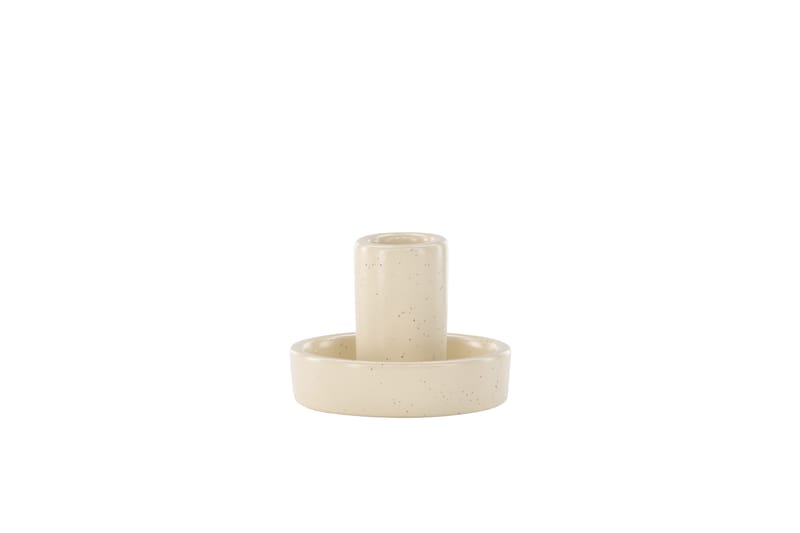Ceco Lysestage 11x5,6 cm - Beige - Boligtilbehør - Lys & dufte - Lysestager & lanterner - Kandelaber & lysestage bord