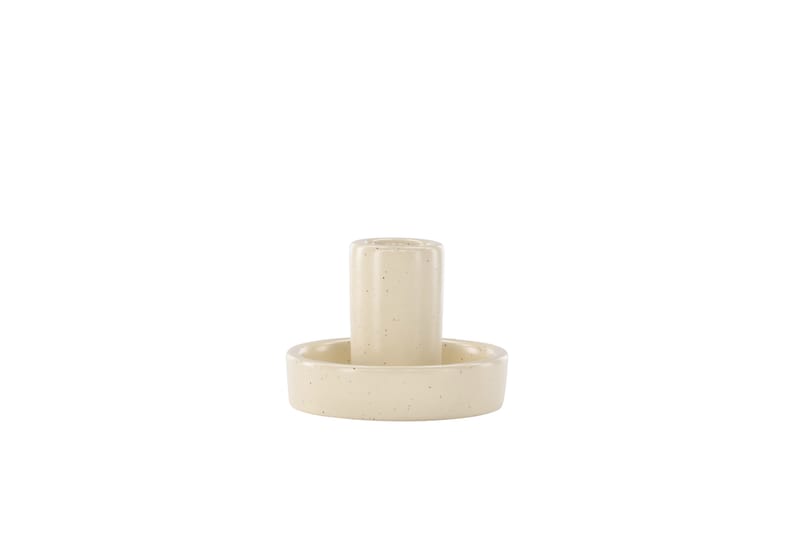 Ceco Lysestage 11x5,6 cm - Beige - Boligtilbehør - Lys & dufte - Lysestager & lanterner - Kandelaber & lysestage bord