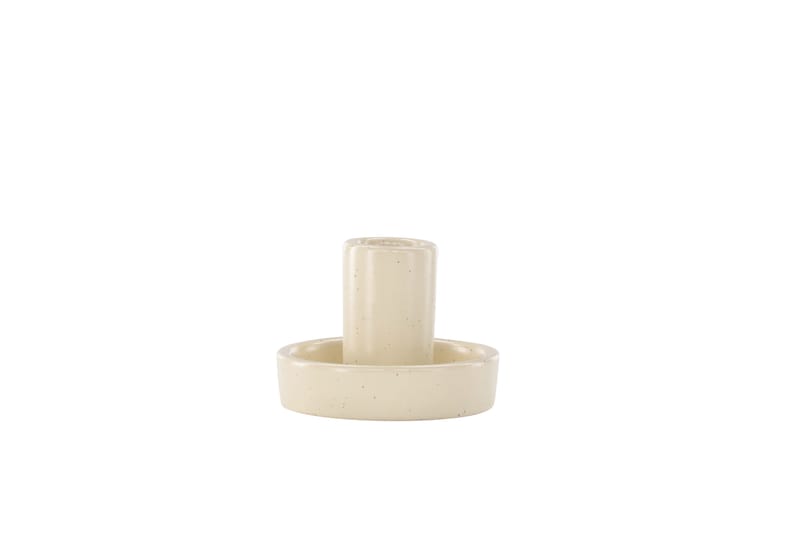 Ceco Lysestage 11x5,6 cm - Beige - Boligtilbehør - Lys & dufte - Lysestager & lanterner - Kandelaber & lysestage bord