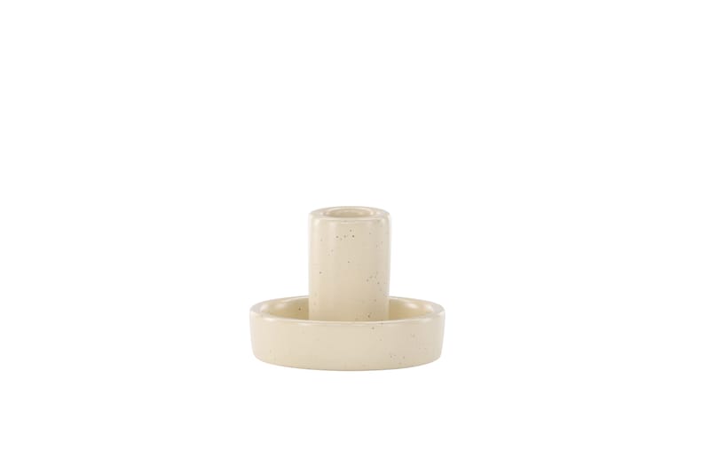 Ceco Lysestage 11x5,6 cm - Beige - Boligtilbehør - Lys & dufte - Lysestager & lanterner - Kandelaber & lysestage bord