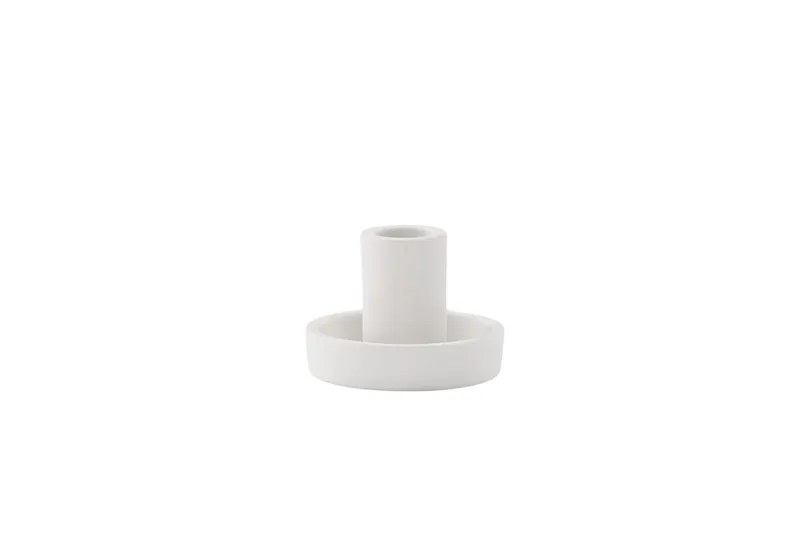 Ceco Lysestage 11x5,6 cm - Hvid - Boligtilbehør - Lys & dufte - Lysestager & lanterner - Kandelaber & lysestage bord